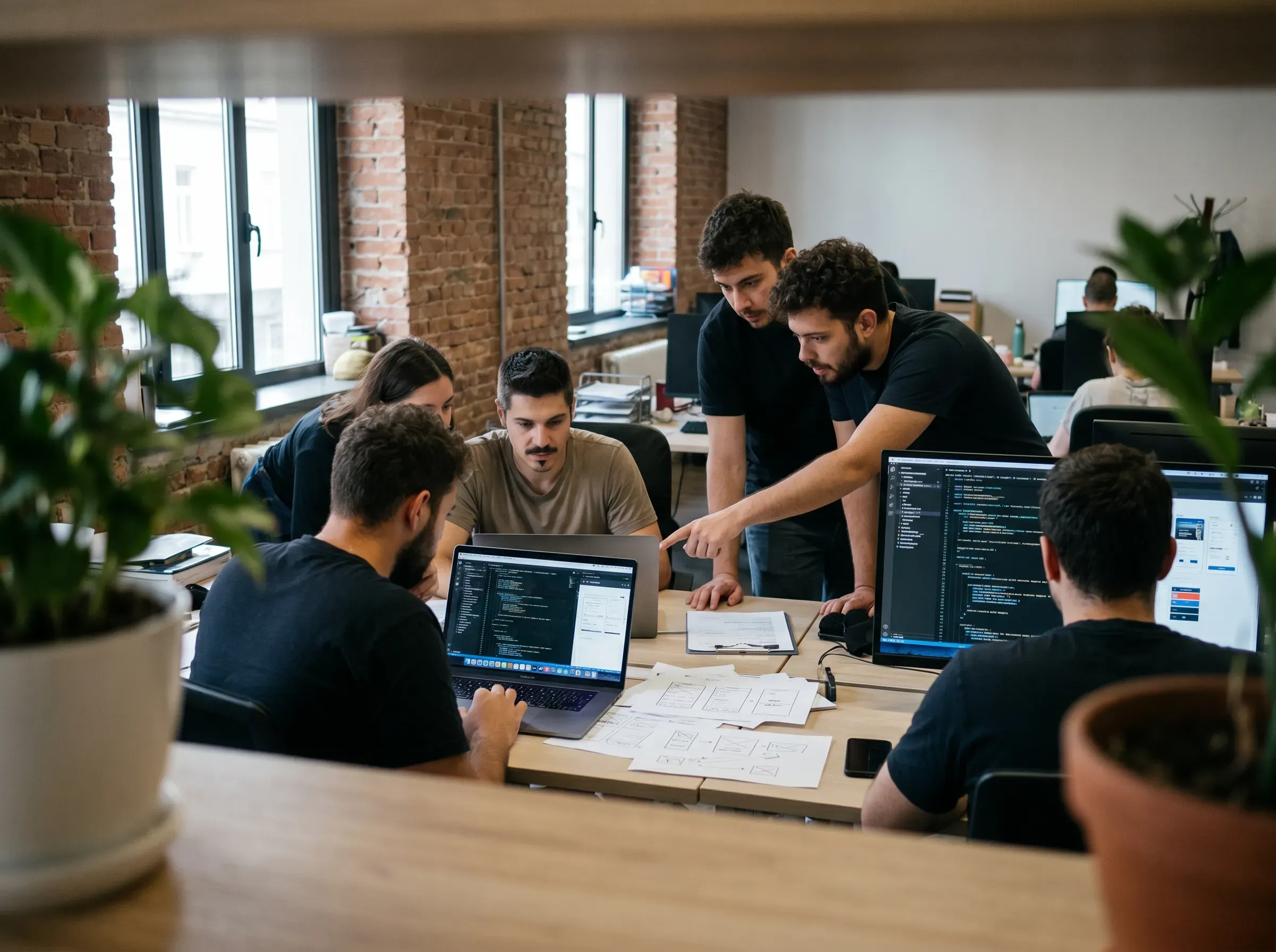 L'équipe H2V Solutions en séance de travail au bureau